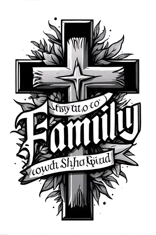 Cross With Word Family