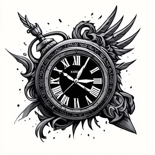 Spartano And Arena Clock