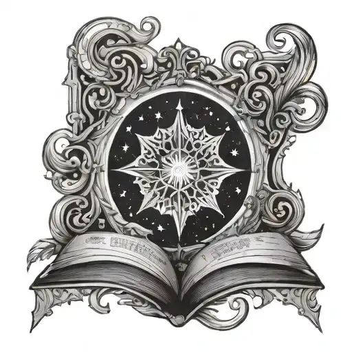 Acotar Themed Open Book Open