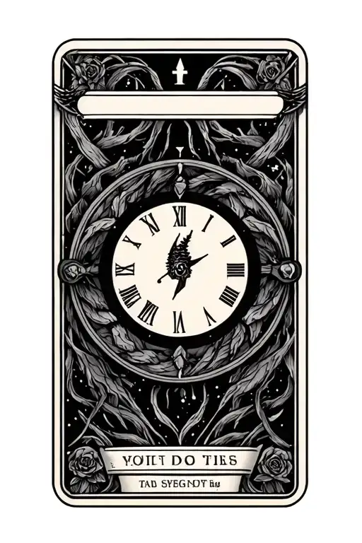 Tarot Card Featuring Time