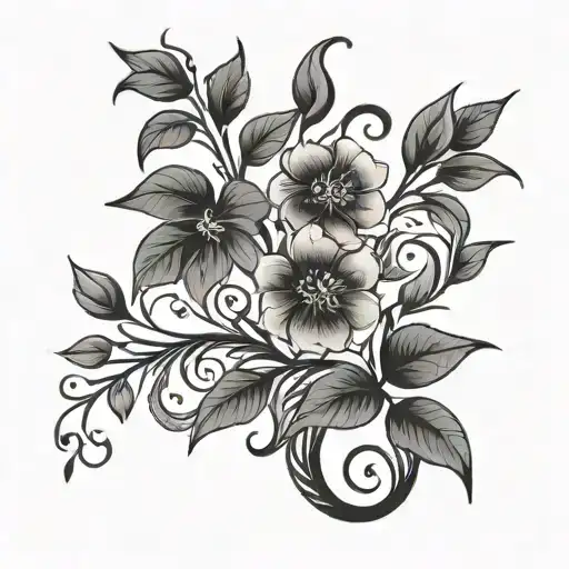 Floral Vines Minimalist