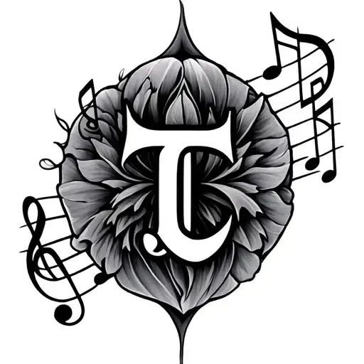 Tc With Music Notes Around It