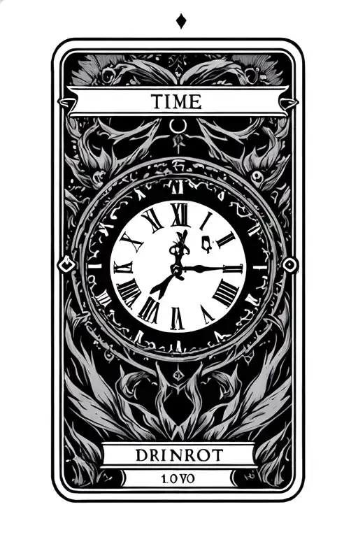 Tarot Card Featuring Time
