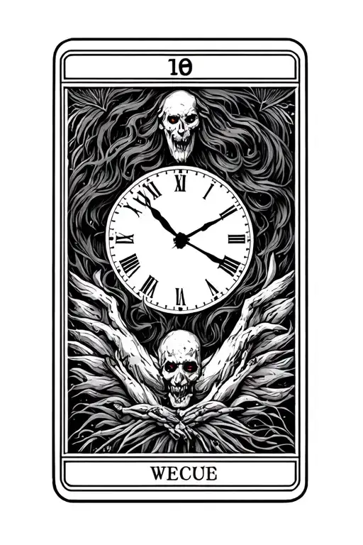 Tarot Card Featuring Time