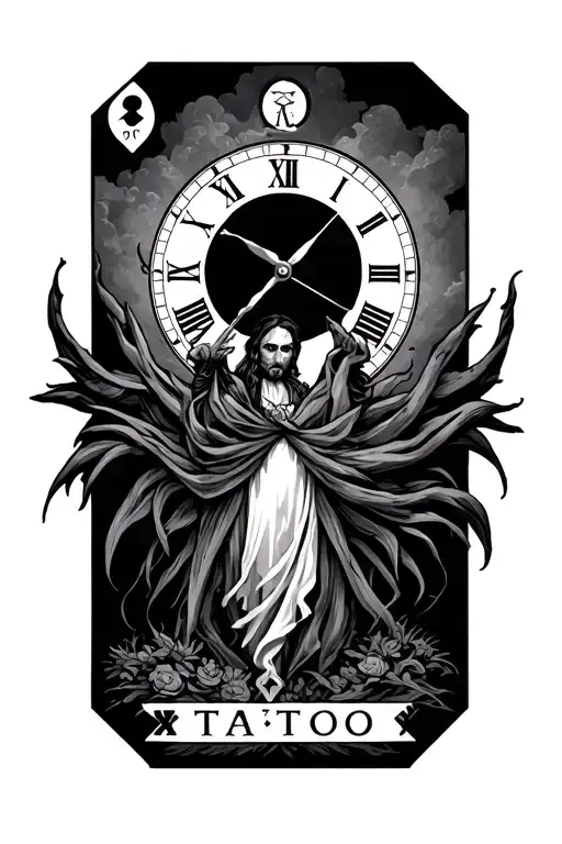 Tarot Card Featuring Time