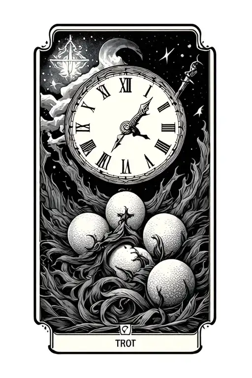 Tarot Card Featuring Time