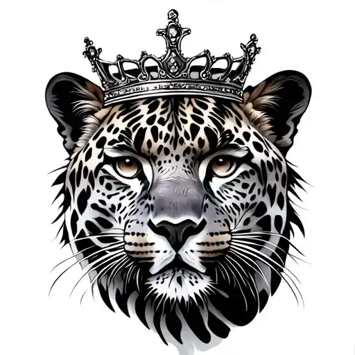 Leopardo With Crown