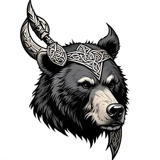 Viking Celtic Bear
