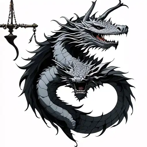 Justitia Dragon Mindfulness