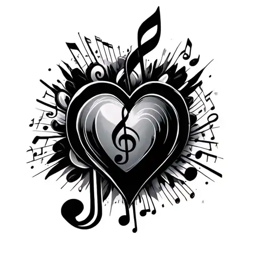 Heart Of Music Notes