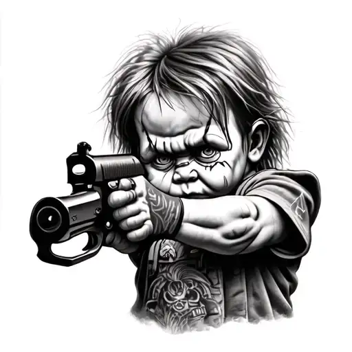 Chucky With Gun