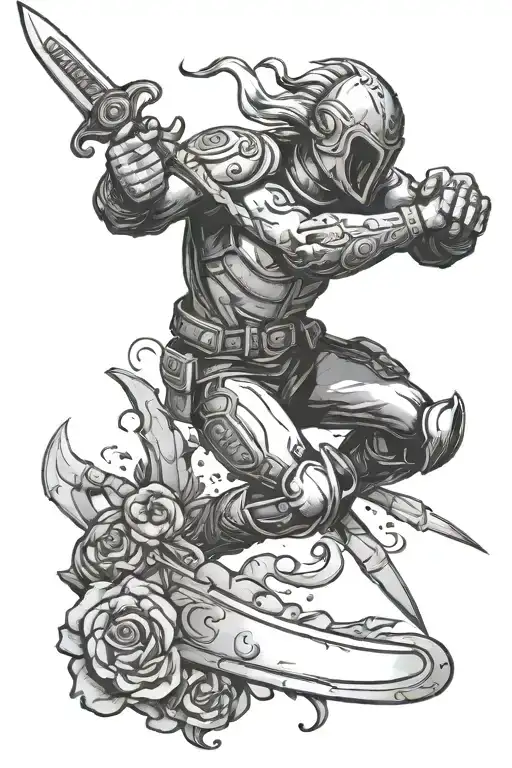 Dive Being Stabbed By A Dagger