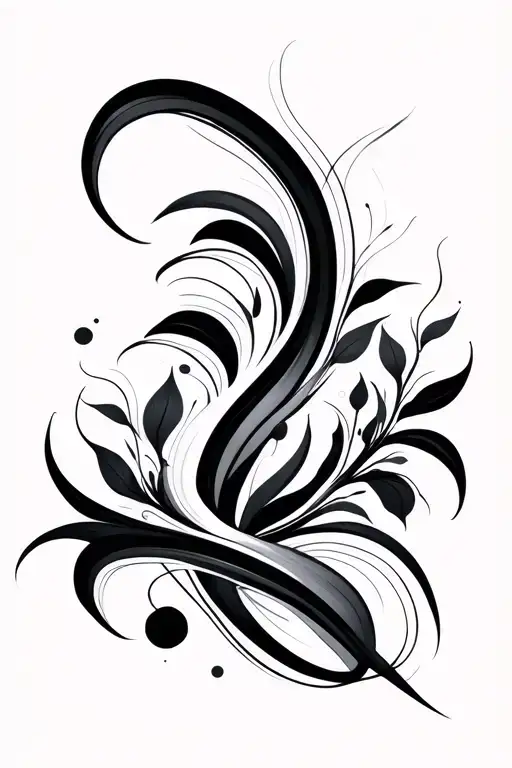 Minimalist Ornamental Combined With Abstract Lines