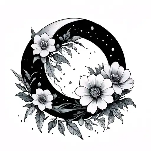 Triple Moon Flowers Growing