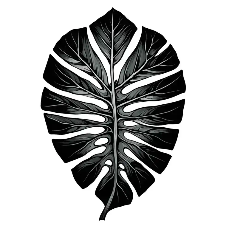Monstera Adansoni Line Art