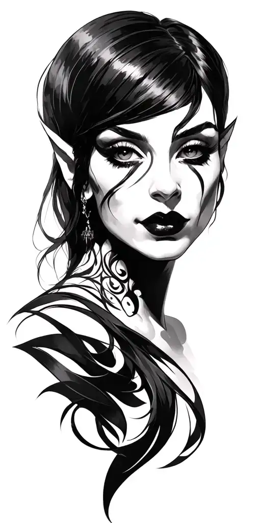 Succubus Female Face