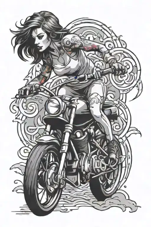 Female Riding A Dmx Bike Ride