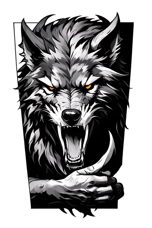 Fenrir Biting Tyrs Arm Off