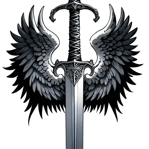 Sword With Angel Wings