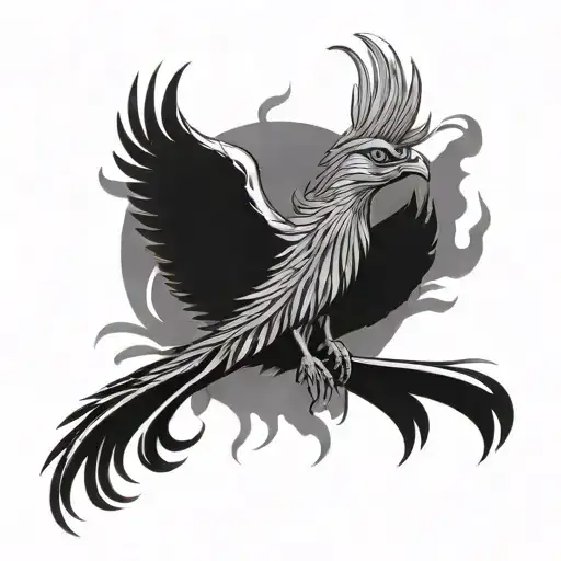 Phoenix With A Long Tail