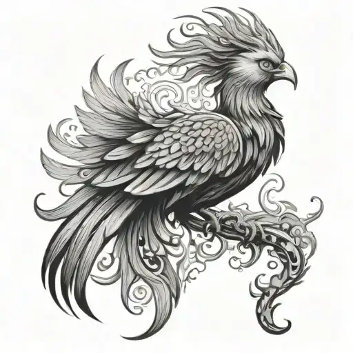 Phoenix With A Long Tail