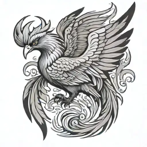 Phoenix With A Long Tail