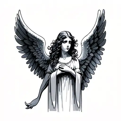 Angel And Wings