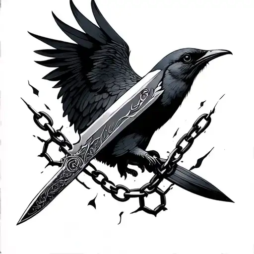 A Dagger That Breaks The Chain Of A Bird