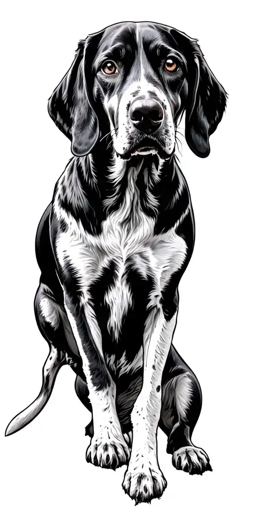 Bluetick Coonhound Treeing A Racing