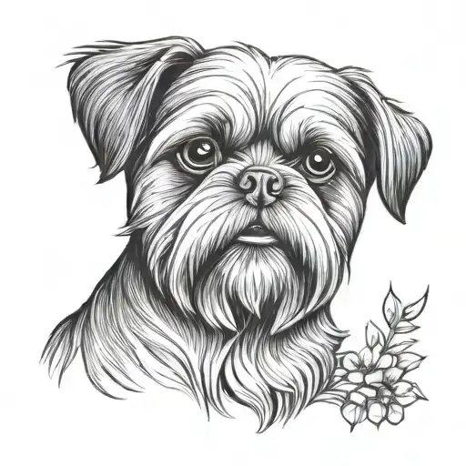 Shih Tzu Dog Face