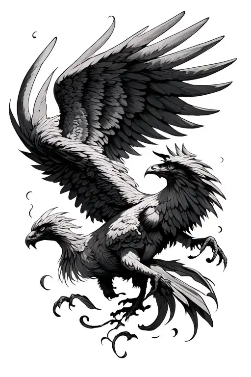 Pheonix Rising Phoenix Wings Spread