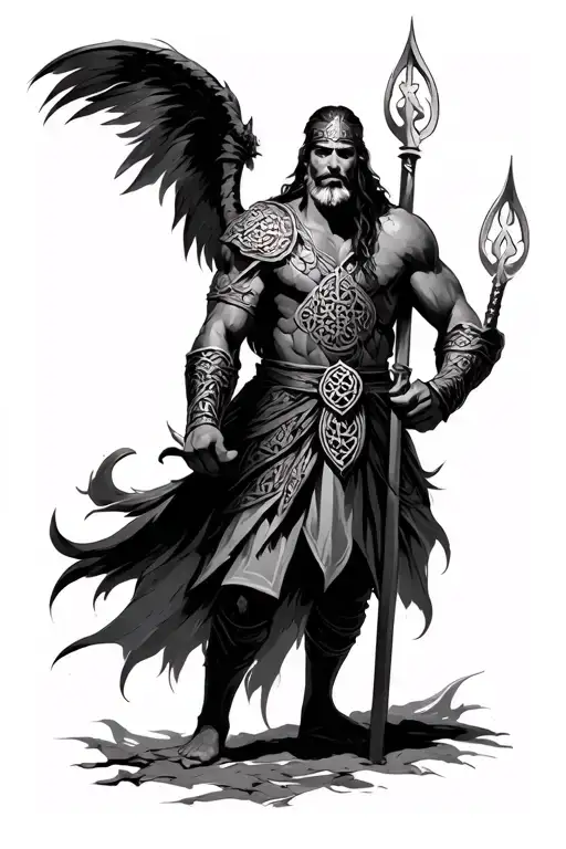 Celtic Warrior Scene