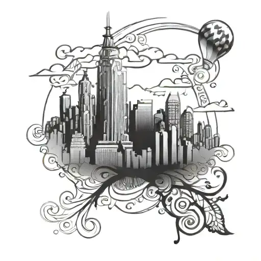 Peurto Rican New York Skyline