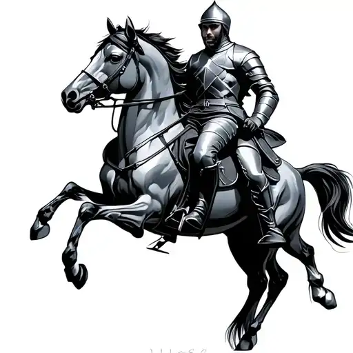 Knight On Horse