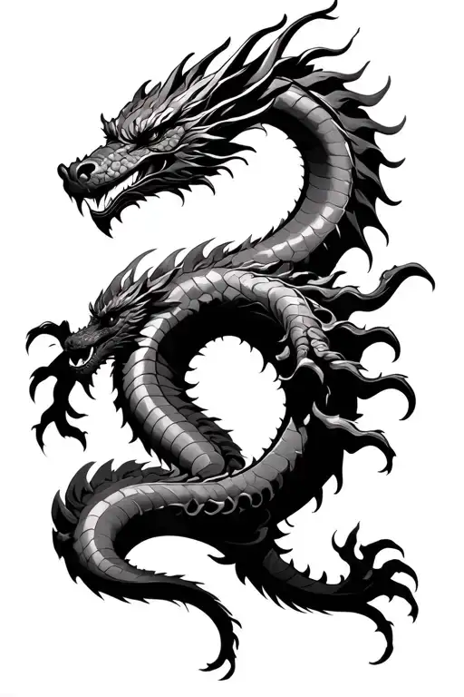 Powerful Majestic Dragon Spin