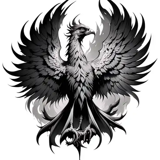 Phoenix Rising From The Ashes