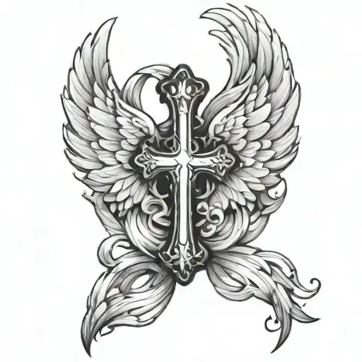Angel Wings Cross