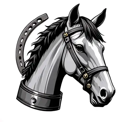 Piston And Horse Shoe