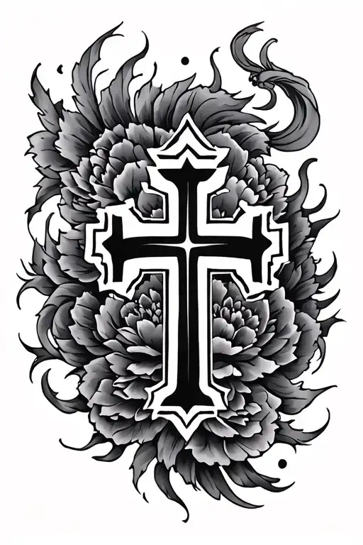 Chinese And Christian Cross