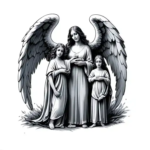 Angel And Family