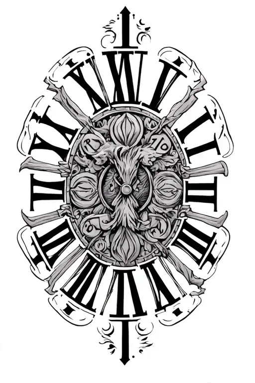 2008 Roman Numeral Letters With Auston In The Middle Part