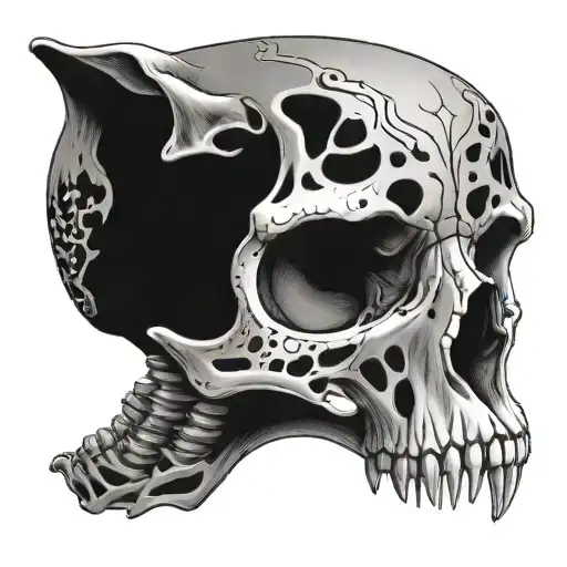 Leopard Skull Skeleton