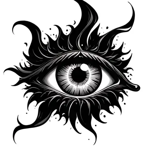 Evil Eye Symbol Integrated