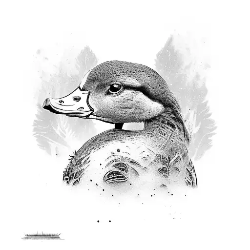 Black And White Mighty Duck