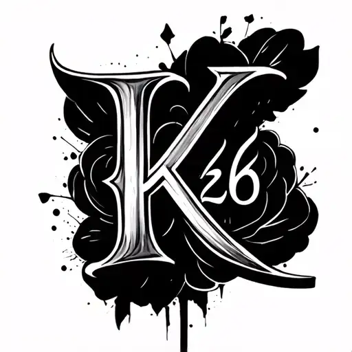 626 With A Cursive K In The Background