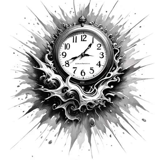 Salvador Dali Exploding Clock