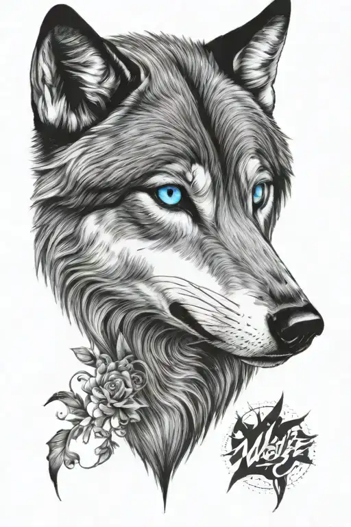 Wolf Blue Eyes