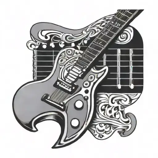 Fretboard Of A Guitar