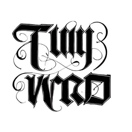 Two Word Ambigram Generator