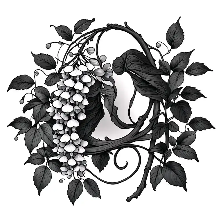 Wisteria Vine Wrapping